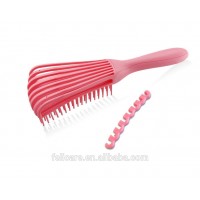 Women Men Salon Natural Hair Brush Multi Color Scalp Massage Curly Plastic Eight-claw Comb