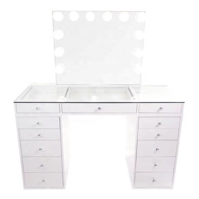 Beauty make up table with Hollywood lights and drawers ZY-MCT001